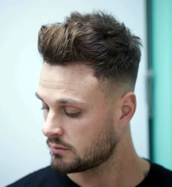 Short Quiff dài - kiểu tóc nam tại barber shop Quận 10